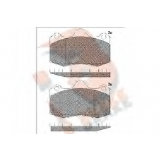 RB2009 R BRAKE Комплект тормозных колодок, дисковый тормоз