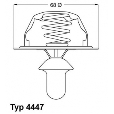4447.80D WAHLER Термостат, охлаждающая жидкость