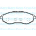 BP-1008 KAVO PARTS Комплект тормозных колодок, дисковый тормоз