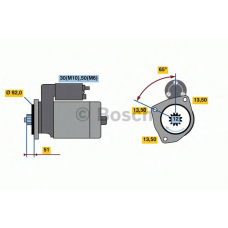 0 001 261 026 BOSCH Стартер