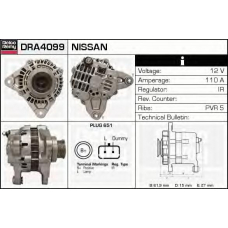 DRA4099 DELCO REMY Генератор