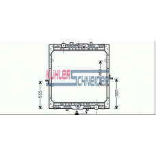 4002201 KUHLER SCHNEIDER Радиатор, охлаждение двигател