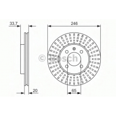 0 986 479 853 BOSCH Тормозной диск