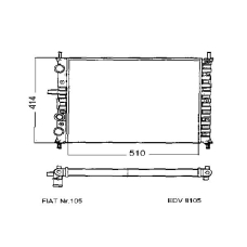 8105 KЬHLER-PAPE Wasserkьhler  pkw