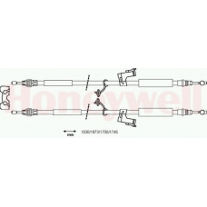 433109B BENDIX Трос, стояночная тормозная система