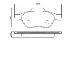 0 986 494 034 BOSCH Комплект тормозных колодок, дисковый тормоз