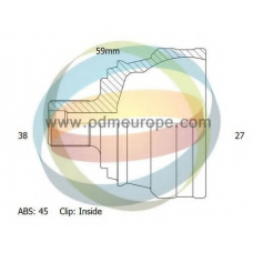 12-211906 ODM-MULTIPARTS Шарнирный комплект, приводной вал