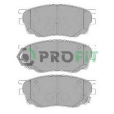 5000-1707 PROFIT Комплект тормозных колодок, дисковый тормоз