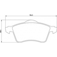 363710201107 MAGNETI MARELLI Комплект тормозных колодок, дисковый тормоз