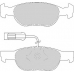 FD6643A NECTO Комплект тормозных колодок, дисковый тормоз