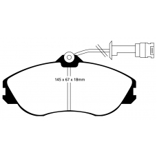 DP2711 EBC Brakes Колодки тормозные