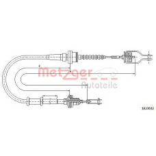 18.0032 METZGER Трос, управление сцеплением