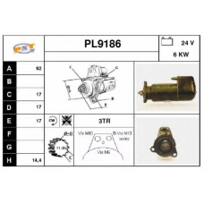 PL9186 SNRA Стартер