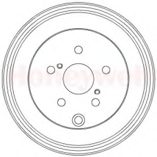 329332B BENDIX Тормозной барабан