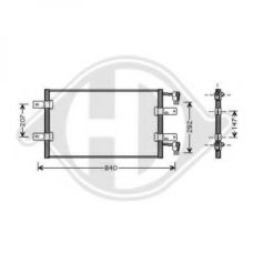 8449501 DIEDERICHS Конденсатор, кондиционер