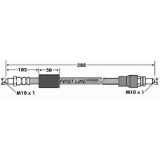 FBH7327 FIRST LINE Тормозной шланг