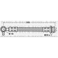 BBH7085 BORG & BECK Тормозной шланг