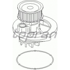 206 322 TOPRAN Водяной насос