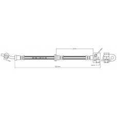 VBH623 MOTAQUIP Тормозной шланг