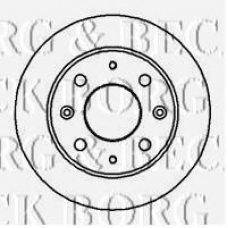 BBD5835S BORG & BECK Тормозной диск