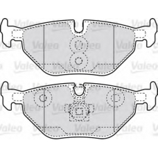 598753 VALEO Комплект тормозных колодок, дисковый тормоз