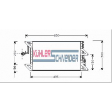 1721101 KUHLER SCHNEIDER Конденсатор, кондиционер