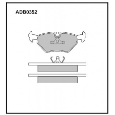 ADB0352 Allied Nippon Тормозные колодки