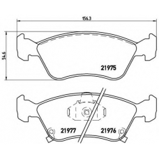 P 83 041 BREMBO Комплект тормозных колодок, дисковый тормоз