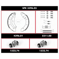 SPK 3396.05 REMSA Комплект тормозов, барабанный тормозной механизм