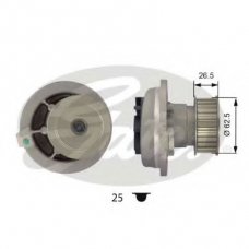 WP0035 GATES Водяной насос