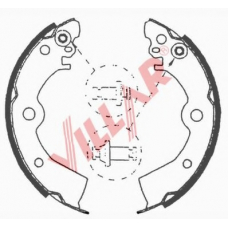 629.0649 VILLAR Комплект тормозных колодок