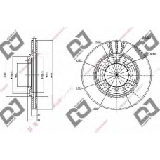 BD1078 DJ PARTS Тормозной диск