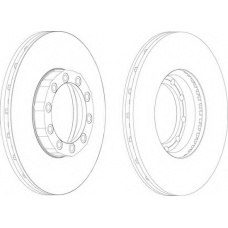 FCR169A FERODO Тормозной диск