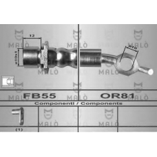 80410 Malo Тормозной шланг