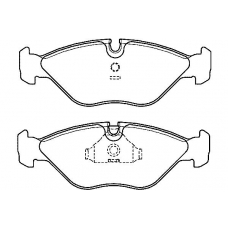 21154 195  0 5 T474 TEXTAR Колодки торм.пер. saab 9000 2.0-16cd, 2.3-16cd