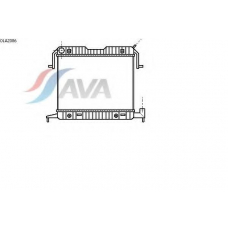 OLA2086 AVA Радиатор, охлаждение двигателя