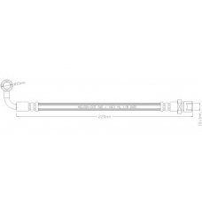 7063 REMKAFLEX Тормозной шланг