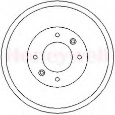 329117B BENDIX Тормозной барабан