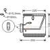 2500V198 VAN WEZEL Испаритель, кондиционер