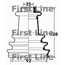 FCB6106 FIRST LINE Пыльник, приводной вал