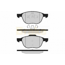 PA1627 BRAKE ENGINEERING Комплект тормозных колодок, дисковый тормоз