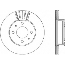 BDA2289.20 OPEN PARTS Тормозной диск