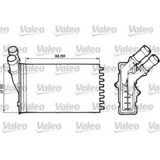 812005 VALEO Теплообменник, отопление салона