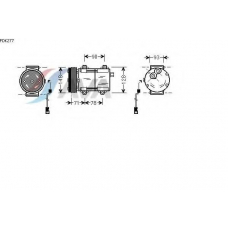 FDK277 AVA Компрессор, кондиционер