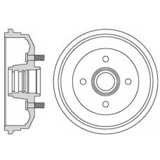 VBD672 MOTAQUIP Тормозной барабан