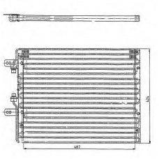 35160 NRF Конденсатор, кондиционер