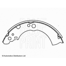 ADN14108 BLUE PRINT Комплект тормозных колодок