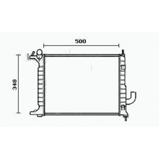 RM0740 EQUAL QUALITY Радиатор, охлаждение двигателя