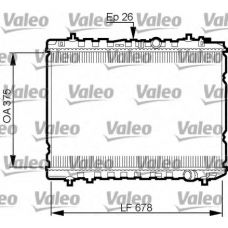 735526 VALEO Радиатор, охлаждение двигателя