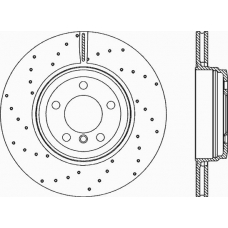 BDRS2222.25 OPEN PARTS Тормозной диск